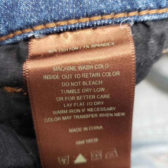 Kut from the Kloth Amy Ankle Straight Leg Cuffed Medium Wash Jeans 2 ( 29 ) Low‎ - Picture 3 of 9